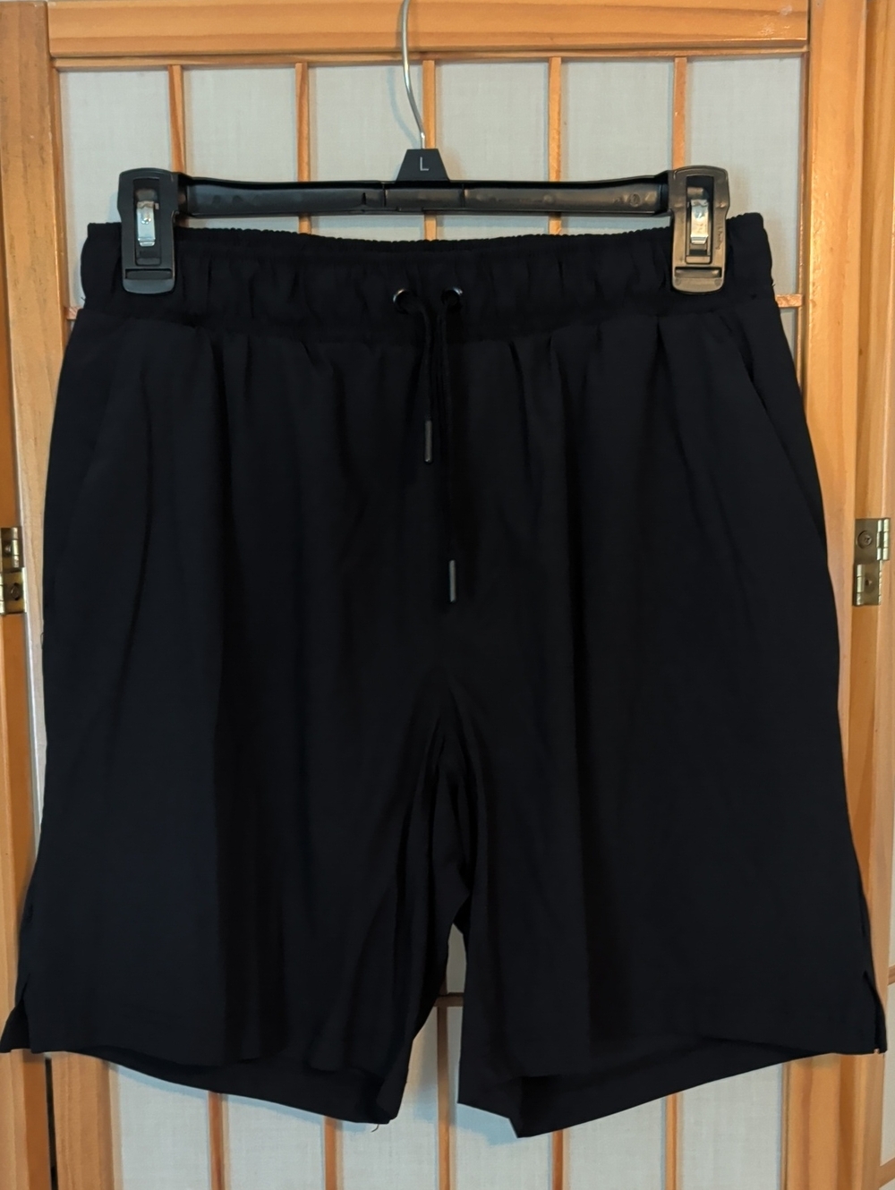 Jockey Black Athletic Drawstring Shorts